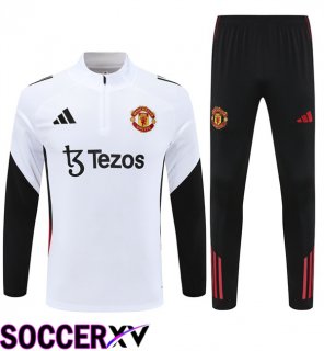 Manchester United kit Training Tracksuit White 2025/2026