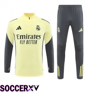 Real Madrid kit Training Tracksuit Yellow 2025/2026