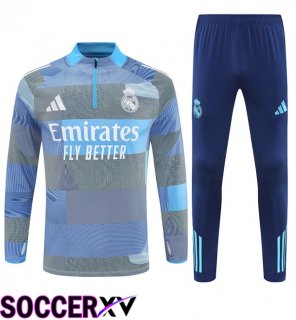 Real Madrid kit Training Tracksuit Blue 2025/2026