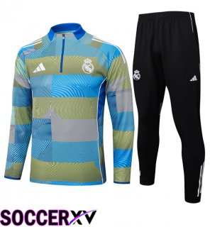 Real Madrid kit Training Tracksuit Blue 2025/2026