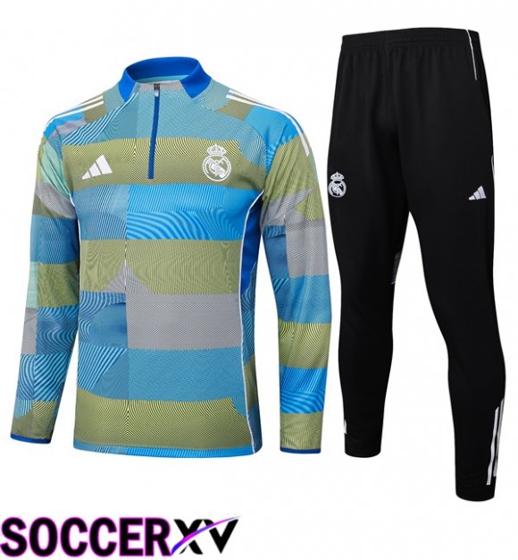 Real Madrid kit Training Tracksuit Blue 2025/2026