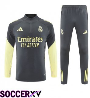 Real Madrid kit Training Tracksuit Grey 2025/2026