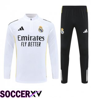 Real Madrid kit Training Tracksuit White 2025/2026