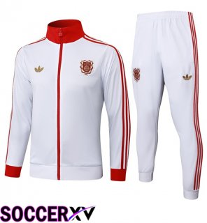 Bayern Munich kit Training Tracksuit - Training Jacket White 2025/2026