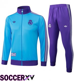 Real Madrid kit Training Tracksuit - Training Jacket Blue 2025/2026