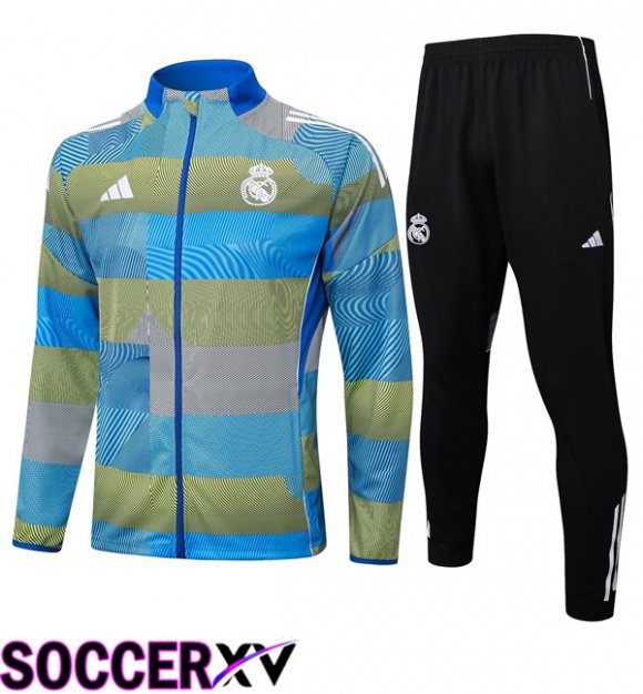 Real Madrid kit Training Tracksuit - Training Jacket Blue 2025/2026