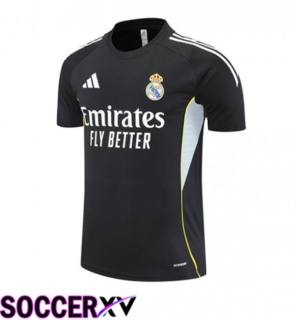 Real Madrid Training T Shirt Black 2025/2026