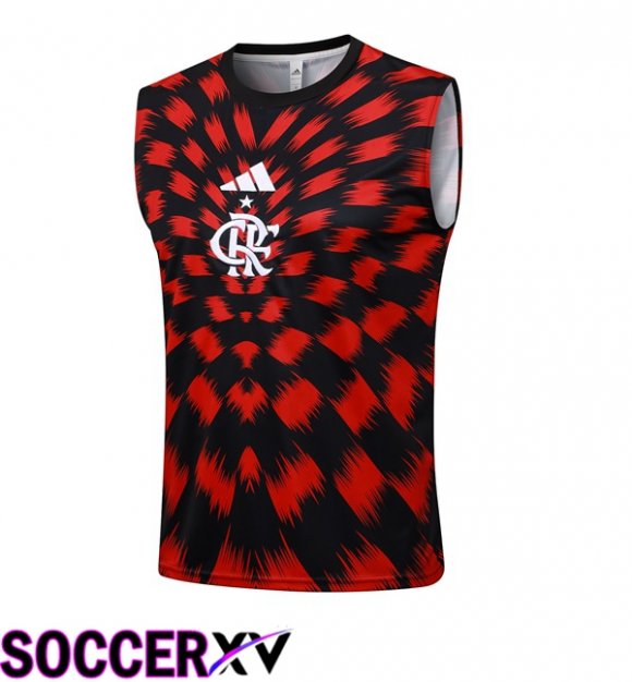 Flamengo Gilet Soccer Red Black 2025/2026