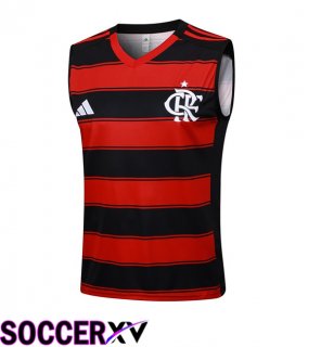 Flamengo Gilet Soccer Red Black 2025/2026