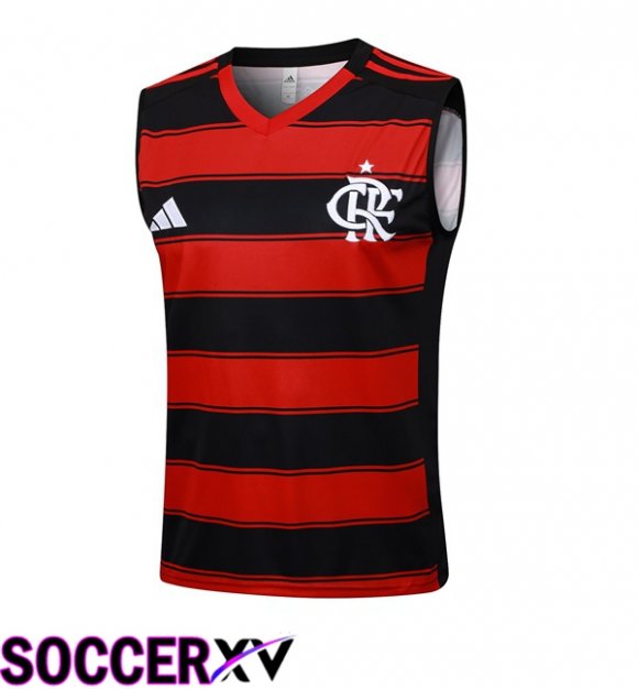 Flamengo Gilet Soccer Red Black 2025/2026