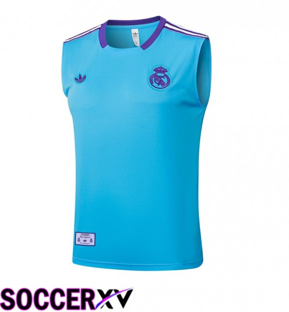 Real Madrid Gilet Soccer Blue 2025/2026