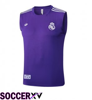 Real Madrid Gilet Soccer Purple 2025/2026
