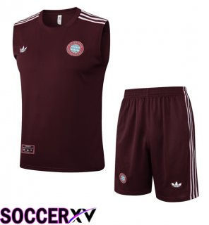 Bayern Munich Gilet Soccer + Shorts Brown 2025/2026