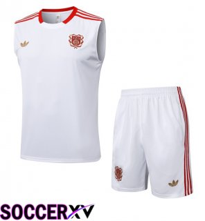 Bayern Munich Gilet Soccer + Shorts White 2025/2026