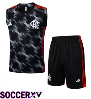 Flamengo Gilet Soccer + Shorts Black 2025/2026