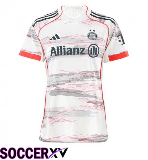 Bayern Munich Women Away Soccer Jersey White 2025/2026