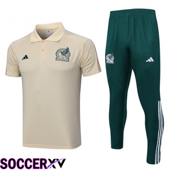 Mexico Soccer Polo + Pants Brown 2023/2024