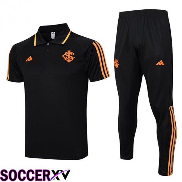 SC Internacional Soccer Polo + Pants Black 2023/2024