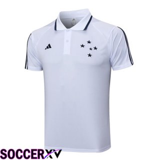 Cruzeiro EC Soccer Polo White 2023/2024