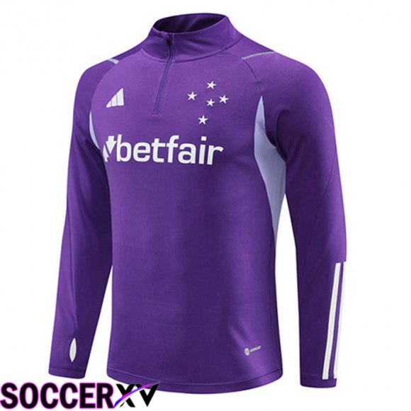 Cruzeiro EC Training Sweatshirt Purple 2023/2024