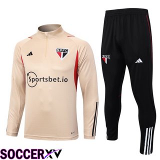 Sao Paulo FC Training Tracksuit Suit Brown 2023/2024