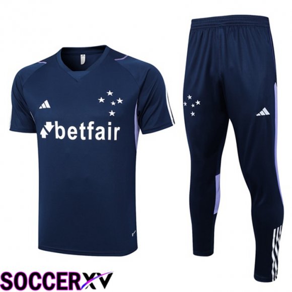 Cruzeiro EC Training T Shirt + Pants Royal Blue 2023/2024