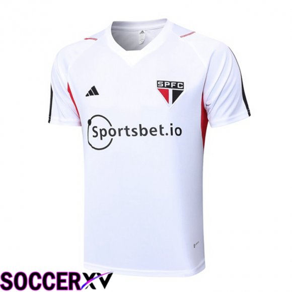 Sao Paulo FC Training T Shirt White 2023/2024