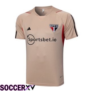 Sao Paulo FC Training T Shirt Brown 2023/2024