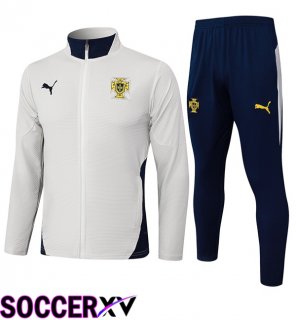 Portugal kit Training Tracksuit - Training Jacket Grey 2025/2026