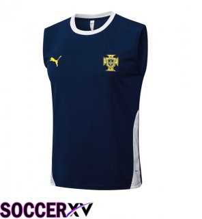 Portugal Gilet Soccer Blue Royal 2025/2026