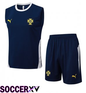 Portugal Gilet Soccer + Shorts Blue Royal 2025/2026