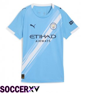 Manchester City Women Home Soccer Jersey Blue 2025/2026