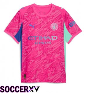 Manchester City Goalkeeper Soccer Jersey Pink 2025/2026