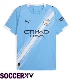 Manchester City Home Soccer Jersey Blue 2025/2026