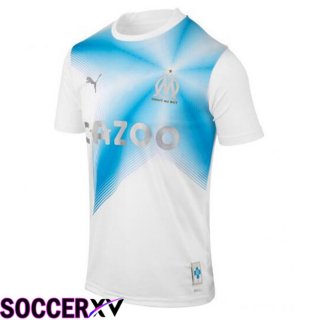 Marseille Soccer Jersey 30th Anniversary Edition White Blue 2022/2023