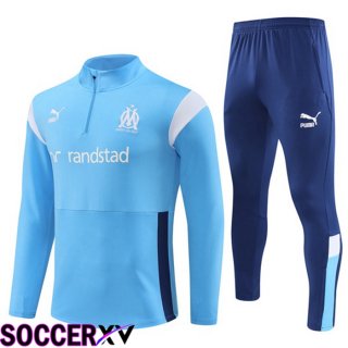 Marseille Training Tracksuit Suit Blue 2023/2024