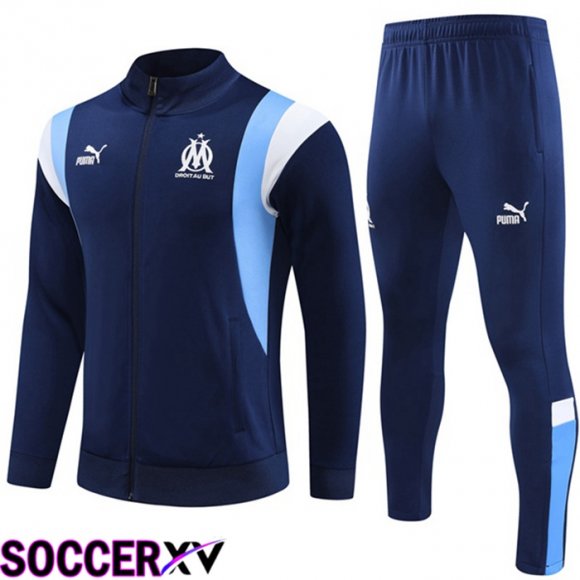 Marseille Training Jacket Suit Royal Blue 2023/2024