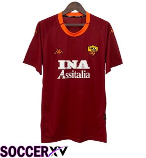 AS Rome Retro Home Soccer Jersey 2000/2001