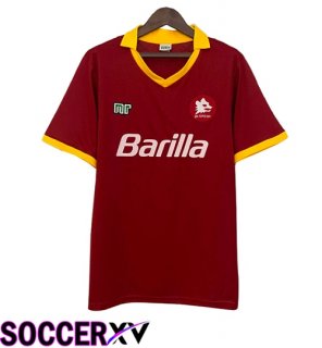 AS Rome Retro Home Soccer Jersey 1989/1990