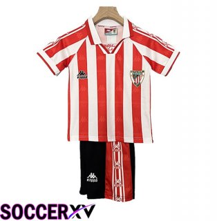 Athletic Bilbao Retro Kids Home Soccer Jersey 1995/1997