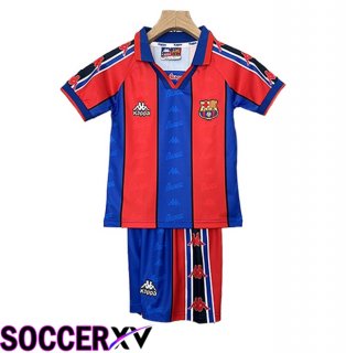 FC Barcelona Retro Kids Home Soccer Jersey 1995/1997