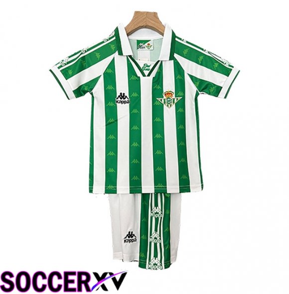 Real Betis Retro Kids Home Soccer Jersey 1995/1997