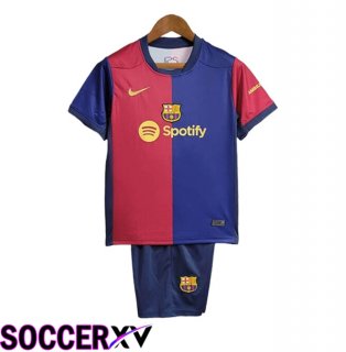 Barcelona Kids Home Soccer Jersey 2024/2025