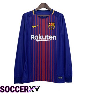 FC Barcelona Retro Home Soccer Jersey Long sleeve 2017/2018
