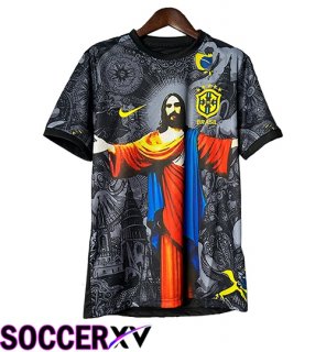 Brazil Soccer Jersey Special Edition Black 2025/2026