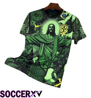 Brazil Soccer Jersey Special Edition Green 2025/2026