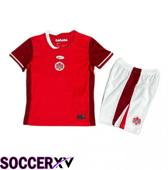 Canada Kids Home Soccer Jersey 2024/2025