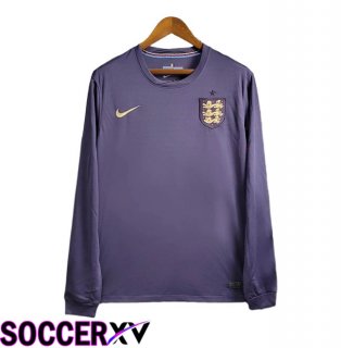 England Away Soccer Jersey Long Sleeve UEFA Euro 2024