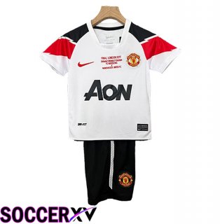 Manchester United Retro Kids Away Soccer Jersey 2010/2011