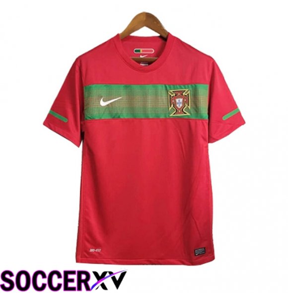 Portugal Retro Home Soccer Jersey 2010